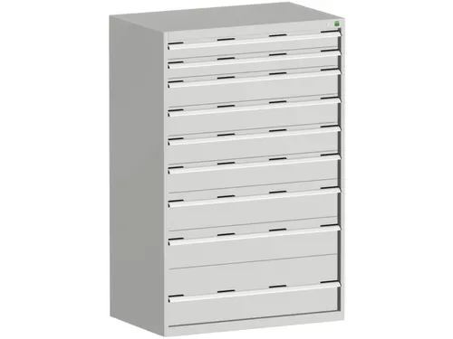 ladekast HxBxD 1600x1050x650mm 9laden RAL7035