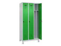 locker voor scheiding van kleding,HxBxD 1950x900x500mm,3vak
