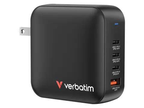 Mini GaN Muurlader 165W 4-poorts