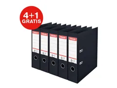 Ordner Esselte Vivida No.1 multipack 75mm A4 5 stuks zwart