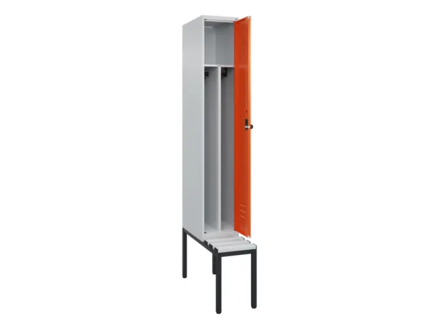 locker voor scheiding van kleding,HxBxD 2120x300x815mm,1vak