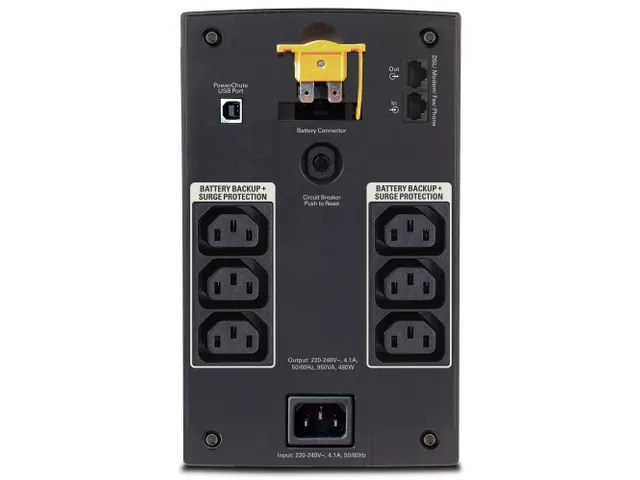 Back-UPS 950VA noodstroomvoeding 6x C13, USB