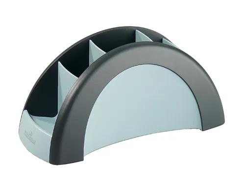 Pennenkoker Durable Vegas 5 vaks zwart/grijs