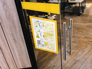 Informatiekader DURAFRAME MAGNETIC A4 Geel 2 Stuks - 3