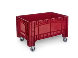 container met grote capaciteit,HxLxB 730x1200x800mm,354l,PE,rood - 2