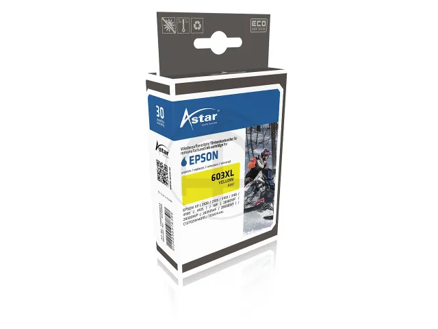 As70069 Astar Epson T03A44 Xp Inkt Geel Hc Rebuilt 350Pagina's Chip 4M