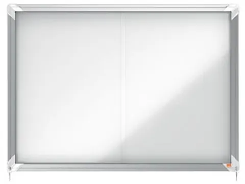 Premium Plus binnenvitrine schuifdeuren hoekslot magnetisch 8x A4