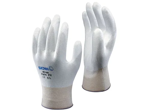 Griphandschoen Showa B0500 wit maat S Nylon
