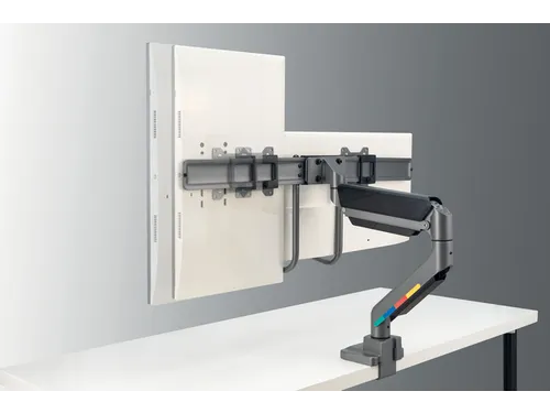 Monitorarm Kensington SmartFit dubbel dwarsbalk handgreep