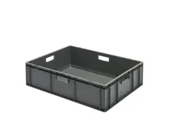 Euronorm-Stapelbak 78 Liter 210x800x600mm Wanden/Bodem Gesloten Grijs