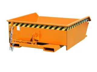 mini-kiepbak,HxLxB 450x1385x1280mm,0,46m³,draagverm. 1000kg,RAL2000 - 1