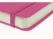 Schetsboek Kangaro A6 hot pink PU HC 80 vel 140gr roomwit met elastiek