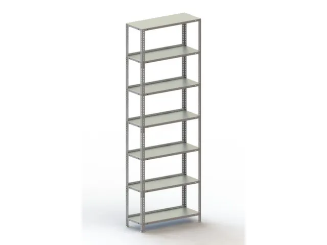 magazijnstelling,grondveld,HxBxD 2200x754x304mm,vaklast 80kg