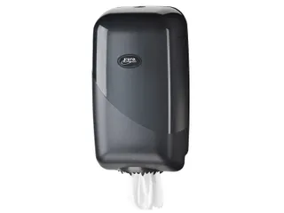 Poetspapierdispenser Pearl Line P17 klein zwart 431155 - 1
