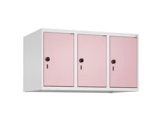 opzetkast,v. locker,3vak.,vak B 300mm,HxBxD 500x900x500mm,draaigrendel - 2