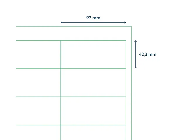Etiketten Zelfklevend Wit 12 op A4 97x42.3mm 1000 Vel
