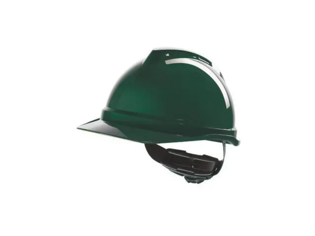 MSA V-Gard 500 GV542 veiligheidshelm, ABS, groen per 20 stuks, niet ge