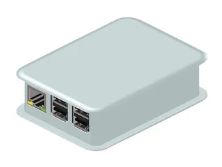 Behuizing Voor Raspberry Pi 3 - Wit - 1