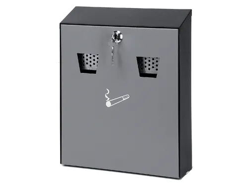 Asbak wand Zwart en Grijs