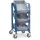 Eurobakkenwagens 2382 250kg 3 Eurobakken 600x400mm Ral5007