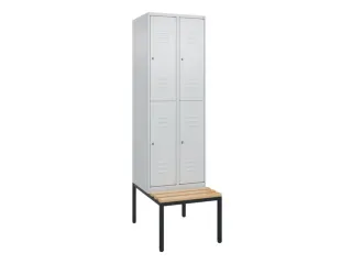 Dubbeldekse dekenkist,HxBxD 2120x600x815mm,2x2vak.,vak B 300mm - 1