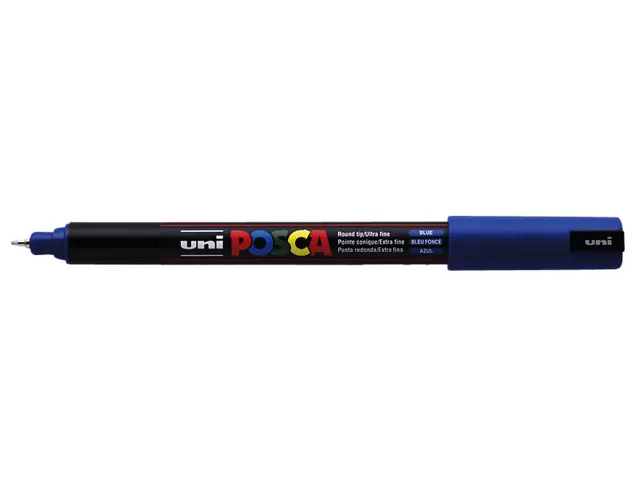 Verfstift Posca PC1MR Extra Fijne punt 0,7mm Donkerblauw