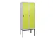 locker voor scheiding van kleding,HxBxD 2120x800x500mm,2vak