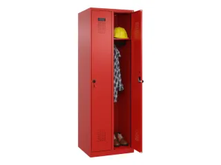 locker,HxBxD 1850x600x500mm,2vak,vak B 300mm,draaigrendel - 1
