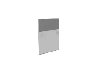 baliepaneel,v. bureau,aanbouw links,B 800mm,MP-lichtgrijs,BN8078-grijs - 1