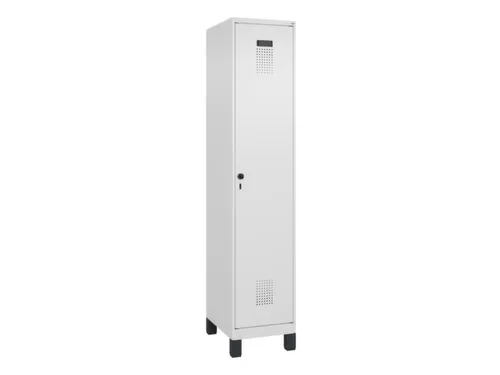 locker,HxBxD 1950x400x500mm,1vak,vak B 400mm,draaigrendel,voeten