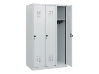 schoollocker,HxBxD 1530x900x500mm,3vak,vak B 300mm,draaigrendel - 1