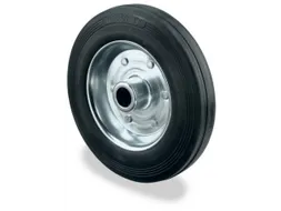 wiel,draagverm. 115kg,massief rubber-banden,ØxB 140x37,5mm,rollager
