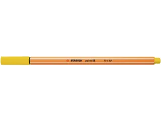 Fineliner STABILO point 88/24 fijn citroengeel - 5
