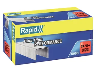 Nieten Rapid 24/8+ gegalvaniseerd superstrong 5000 stuks - 1