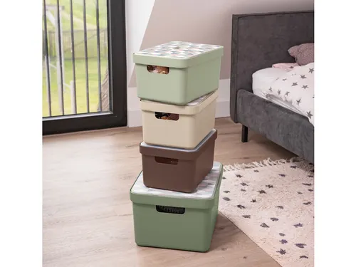 Sigma Home opbergbox 5L beige - 25,2x17,5x12,2cm