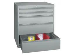 ladekast HxBxD 800x715x600mm 5laden slot RAL7035 front RAL7035