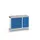 montagetafel 980x1300x600mm linoleumblad 6 laden kast front RAL5010