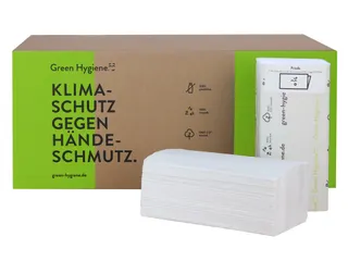 Handdoekjes Z-vouw 100% recycled 2-laags Co2 Neutraal 20 Pak - 1