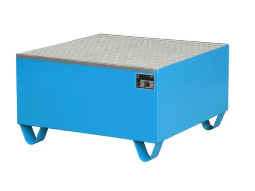 Systeem-Opvangbak Blauw 1x 200l Opvangvol. 203l 465x800x800mm Rooster
