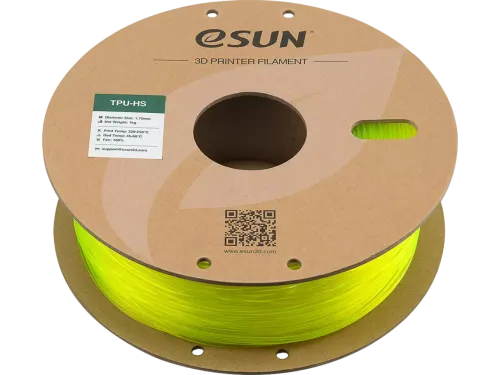 eSUN 3D printer Filament TPU-HS 1,75mm Fluor Geel 1kg