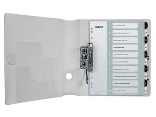 WOW printbare index, 10 tabs, zwart-wit - 2
