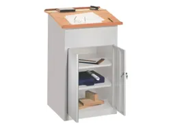 Massieve Lessenaarkast Hxbxd 1100/1200x700x600mm 2 Legborden Met Kast