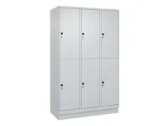 dubbeldekse locker,HxBxD 1950x1200x500mm,3x2vak.,vak B 400mm