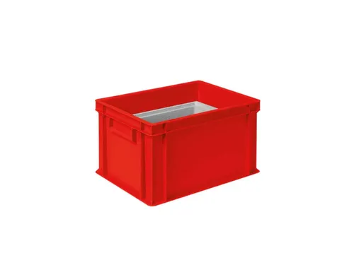Euronorm-stapelbak,m. isoleerbox,HxLxB 235x400x300mm,22,5/10,4l,PP