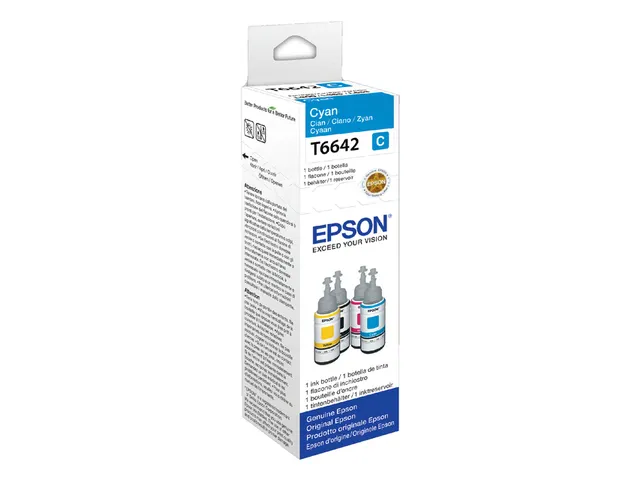 Flacon navulinkt Epson Ecotank T6642 blauw C13T664240