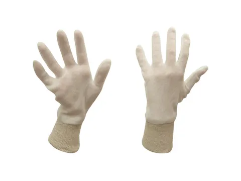 My-T-Gear INT0115 katoenen precisiehandschoenen, ecru, universeel, 12