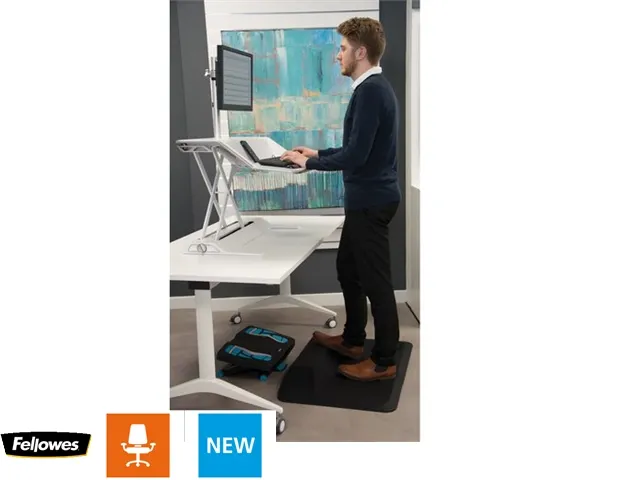 Tapis repose-pieds Fellowes ActiveFusion noir