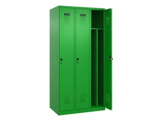 locker voor scheiding van kleding,HxBxD 1850x900x500mm,3vak - 1