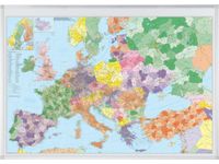 kaart van Europa HxB 98x138cm schaal 1:3.600.000 magnetisch