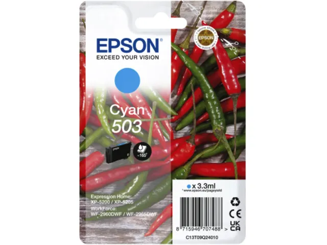 Inktcartridge Epson 503 T09Q24 blauw